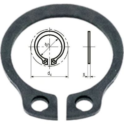 DIN 471 24 Kroužek pojistný vnější na hřídel, bez povrchové úpravy – Sleviste.cz