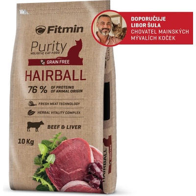 Fitmin Cat Purity Hairball 10 kg