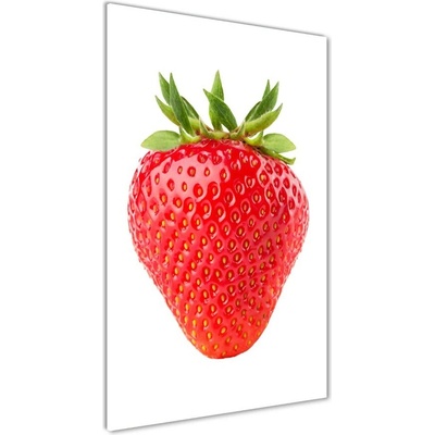 Vertikálny foto obraz fotografie na skle Jahoda 50x100 cm