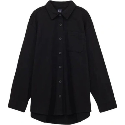 GAP FLEECE dámská košile černá