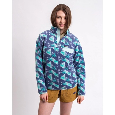 Patagonia W's LW Synch Snap-T P/O Jaguar Geo Blue Sage
