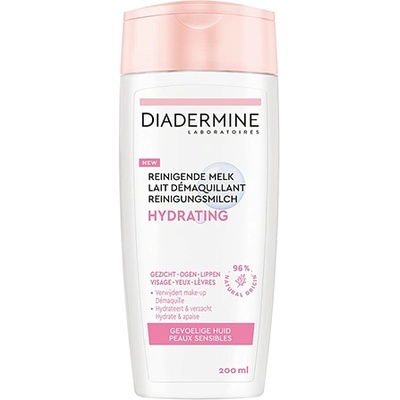 Diadermine Hydrating Cleansing Milk хидратиращо мляко за почистване на лице унисекс 200 мл