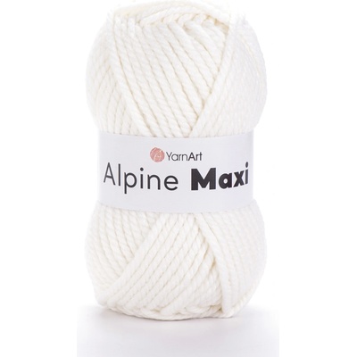 Yarn Art příze Alpine Maxi 676 bílá
