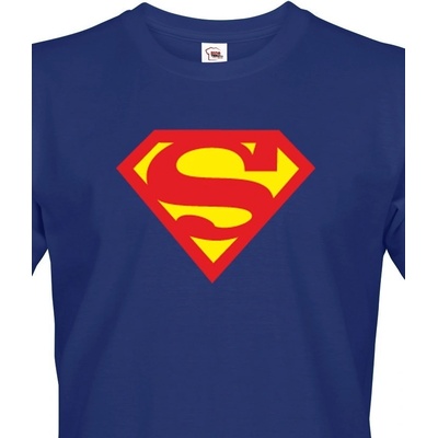 Bezvatriko.cz pánsko tričko Superman Canvas pánské tričko s krátkým rukávem 101012 2x modrá