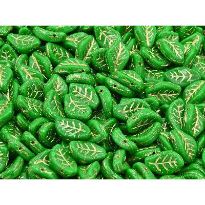 Glass beads, s.r.o. Lístečky 11130078 9x14 mm 53330/54202 Balení: 150ks