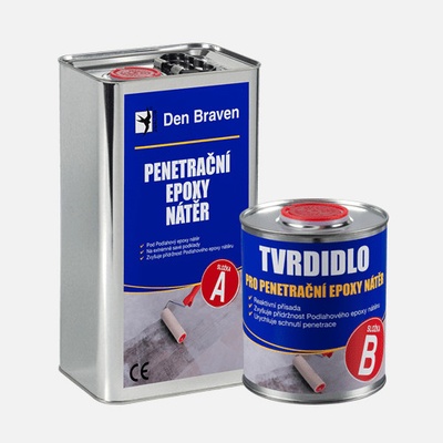 DEN BRAVEN EPOXIN F1000 DRY Penetrační epoxy nátěr 25+5kg transparentní