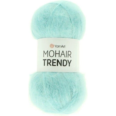 YarnArt Mohair Trendy 142 světle tyrkysová