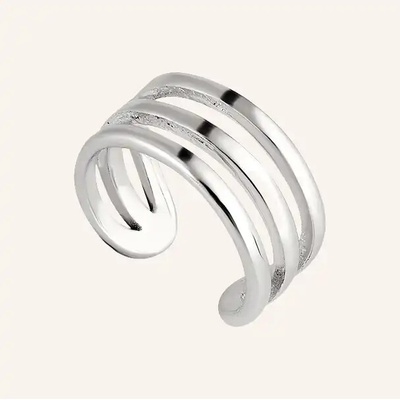 SilveAmo Strieborná záušnica Time C21084