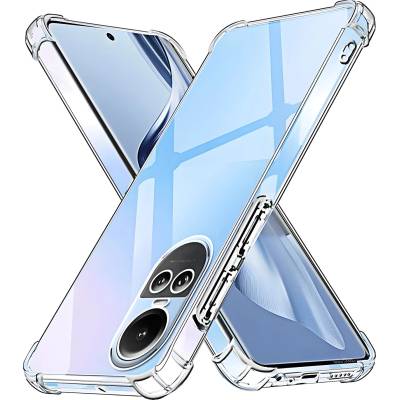 Techsuit Силиконов калъф с подсилени ръбове за Oppo Reno10/Reno10 Pro - Прозрачен KP29946
