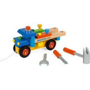 Janod Дървена играчка Janod - Сглоби си сам, камион (J05022) - ozone