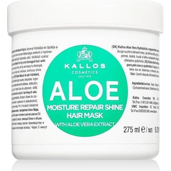 Kallos Aloe Vera хидратираща и подхранваща маска за суха коса 275 ml за жени