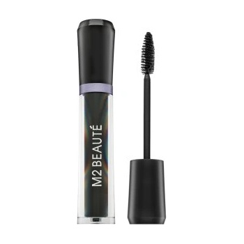 M2 Beauté Black Nano Mascara Nutrition & Natural Growth подхранваща спирала за растеж на мигли 6 ml