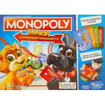 Hasbro Monopoly Junior Elektronické bankovnictví