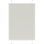vidaXL Плисирана щора Светло сиво 100x100 cm Ширина на плата 99, 4 cm (4015330)