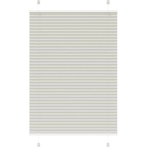 vidaXL Плисирана щора Светло сиво 100x100 cm Ширина на плата 99, 4 cm (4015330)