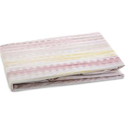 Takoy Prostěradlo s gumou 180xz bavlny barva fialové a bílé s geometrickým vzorem 105 g/m2 PRINT-HF-455532 180x200x20 200x20