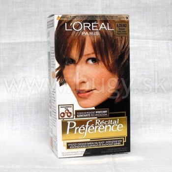 L'Oréal Préférence Recital P 635 A3 svetlý gaštan