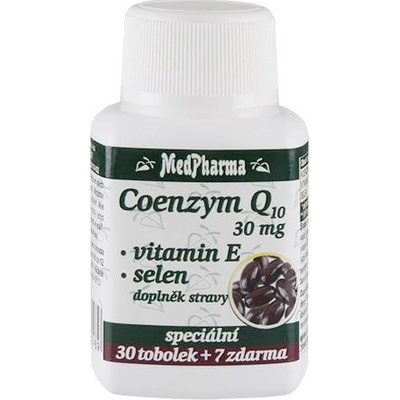 MedPharma Coenzym Q10 30 mg + vit.E + selen 67 tabliet