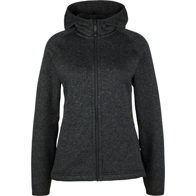 Heber Peak Дамско поларено яке Heber Peak Women's CrownHe. II Knit Zip Hoody Fleece jacket - Black / Melange - размер XL (105-5508-0315)