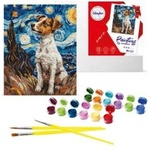 Ideyka Paint by Number Kit Magic Jack Russel KHO6596 40x50 AP0037