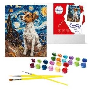 Ideyka Paint by Number Kit Magic Jack Russel KHO6596 40x50 AP0037