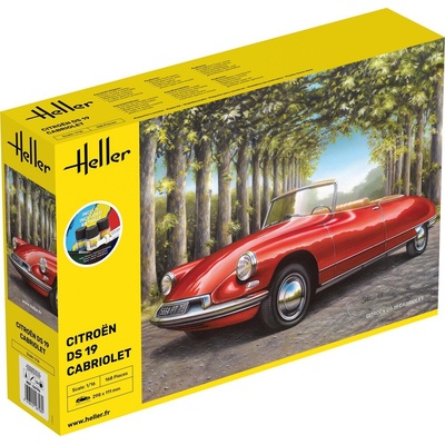 Heller Citroen DS 19 Cabriolet STARTER KIT 1:16