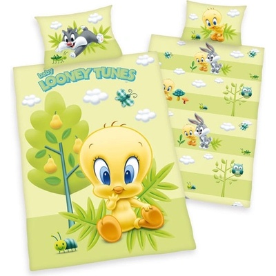 Herding povlečení Looney Tunes Tweety 100 x 135 cm 40 x 60 cm – Zbozi.Blesk.cz