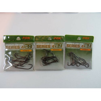 FOX SERIES 4 Specialist Carp Hook SUPA LONGSHANK vel.8 10 ks