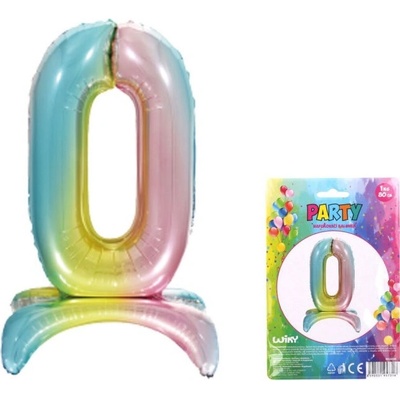 Wiky Balónek nafukovací Duha 80 cm Číslo 0