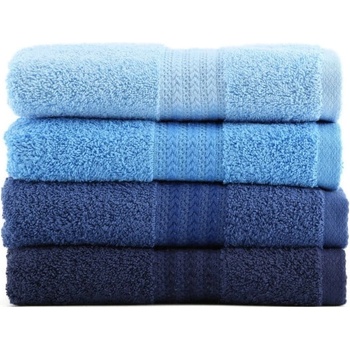 Foutastic Rainbow osuška modrá 4x osuška 70x140