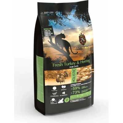 Ambrosia fresh turkey & herring ultra premium 1,5 kg