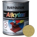 Farby na kov Rust Oleum Alkyton Kladivková farba na hrdzu 2v1 Zlatá 750 ml