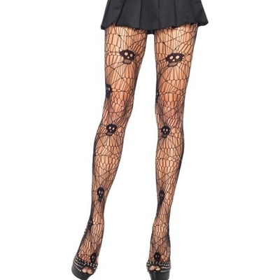 Dámské punčochy Halloween Skull Pantyhose