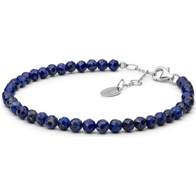 Gaura Pearls Korálkový náramek Anais Lapis Lazuli 234-102B Modrá