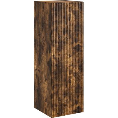 vidaXL Стенно Баня Кабинет Опушен дъб 33 x 34, 5 x 100 см (890527)