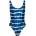 Superdry Бански костюм Superdry Code Tie Dye swimsuit - Blue (Tie Dye Navy)