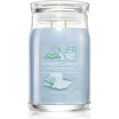 Yankee Candle A Calm & Quiet Place ароматна свещ Signature 567 гр