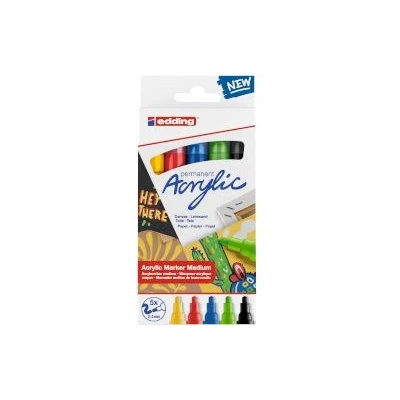 edding Акрилен маркер 5100 Basic 5 цвята
