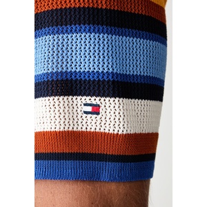 Tommy Hilfiger тениска с яка мъжка с памук (MW0MW43250)