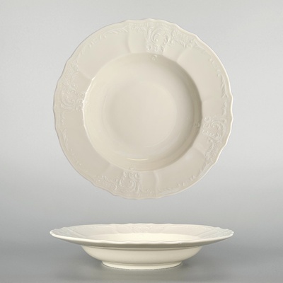 BERNADOTTE Talíř hluboký 23 cm ivory Thun