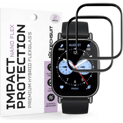 Techsuit Протектор за Xiaomi Redmi Watch 5 Lite - Nano Flex (2 pack) - Techsuit - Черен