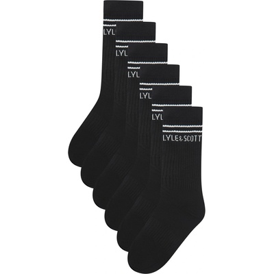 Lyle and Scott Чорапи Lyle and Scott Kids' Crew Socks - Black