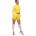 Excess Спортен комплект Excess Summer Yellow - блуза и къс панталон (EX-25284)