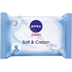 Nivea Мокри кърпички Nivea Baby Soft & Cream Wipes, 63-Pack, p/n NI-86244 - Бебешки мокри кърпички с мек крем (NI-86244)