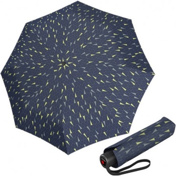 Knirps KNIRPS A.050 ENJOY BLUEBERRY - elegantní dámský skládací deštník