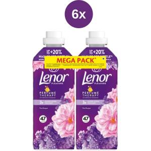 Lenor Омекотител за тъкани Lenor Аметист и Цветен букет двоен пакет 6 бр. (2 x 987 мл) 94 бр