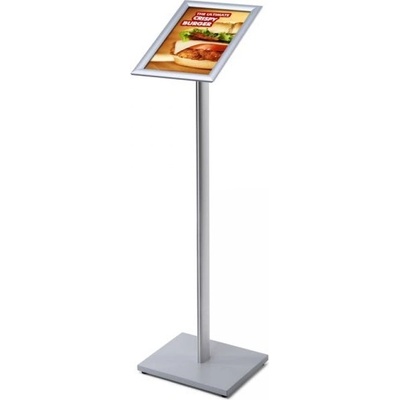 Jansen Display Menuboard s klaprámem A4, ostrý roh, profil 25 mm