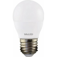 McLED LED žárovka E27 G45 2,7W 25W teplá bílá 2700K