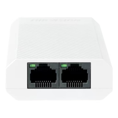 HikVision POE сплитер, 10/100 Mbps, 1×PoE IN / 2×PoE OUT, DS-3E0103DP-E/R, 30W Repeater (POE DS-3E0103DP-E/R Repeater)