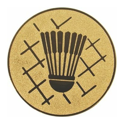 D2-A45 Emblém pr.50mm bedminton 5 cm